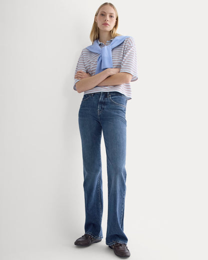 High-Rise Slim Bootcut Jean | Dark Indigo