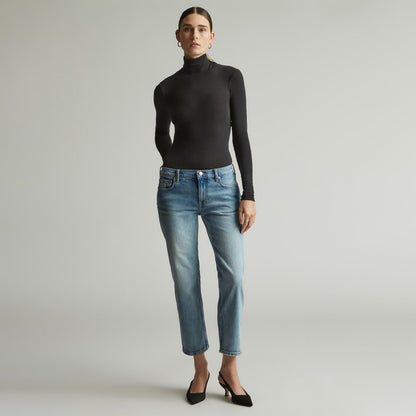 The Low-Rise Shortie Jean | Vintage Light