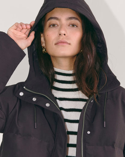 The Long Puffer | Black