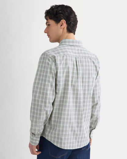 Washed Poplin Shirt | Skywriting/Multi