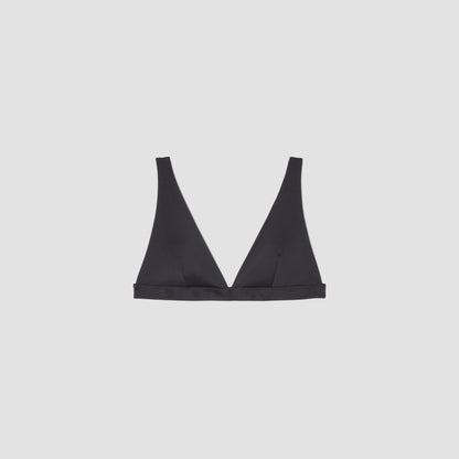 The ReNew Plunge Triangle Top | Black
