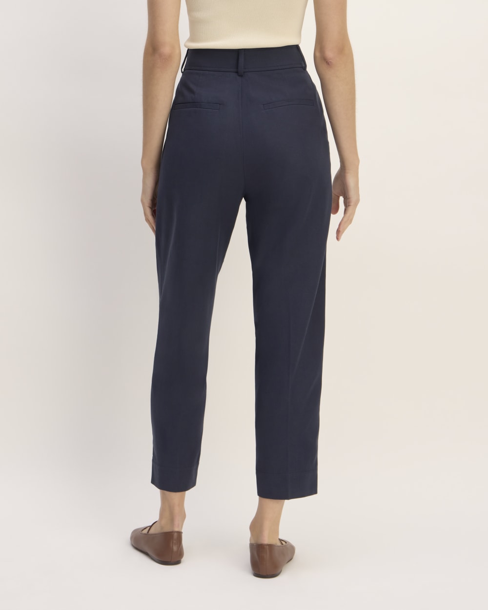 The Draper Tapered Pant in Buttersmooth | Navy