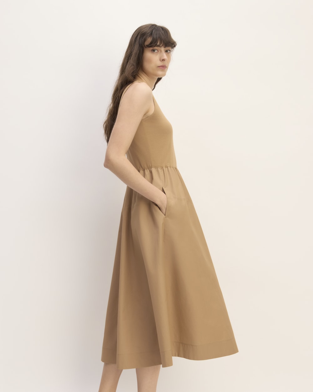 The Supima® Jersey Riviera Dress | Tiger's Eye