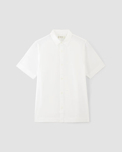 The Supima® Short-Sleeve Poplin Shirt | White