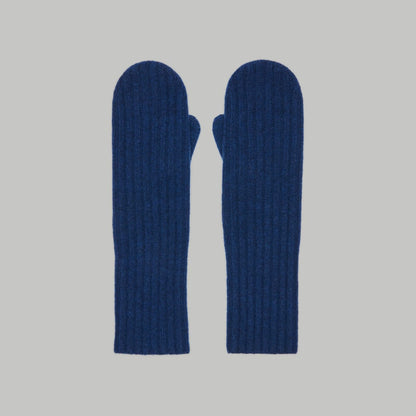 The Cashmere Mittens | Bright Navy