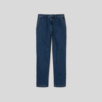 The Cinch Back Utility Jean | Vibrant Blue