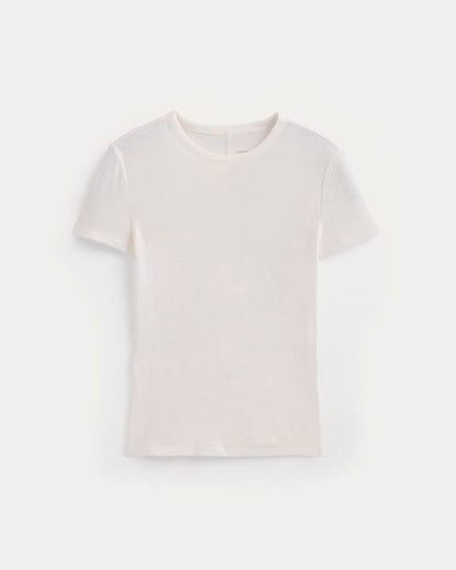 Tissue Short-Sleeve Crew | Bone