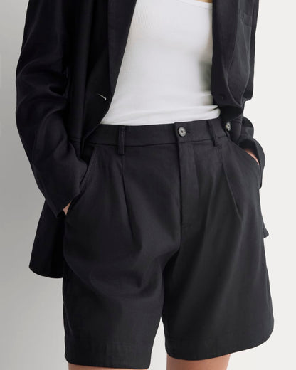 Tailored A-Line Short | Black