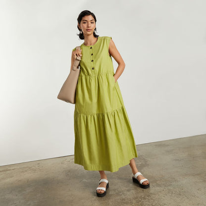 The Tiered Midi Dress | Pepper