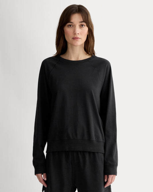 The Off-Duty Long-Sleeve Tee | Black