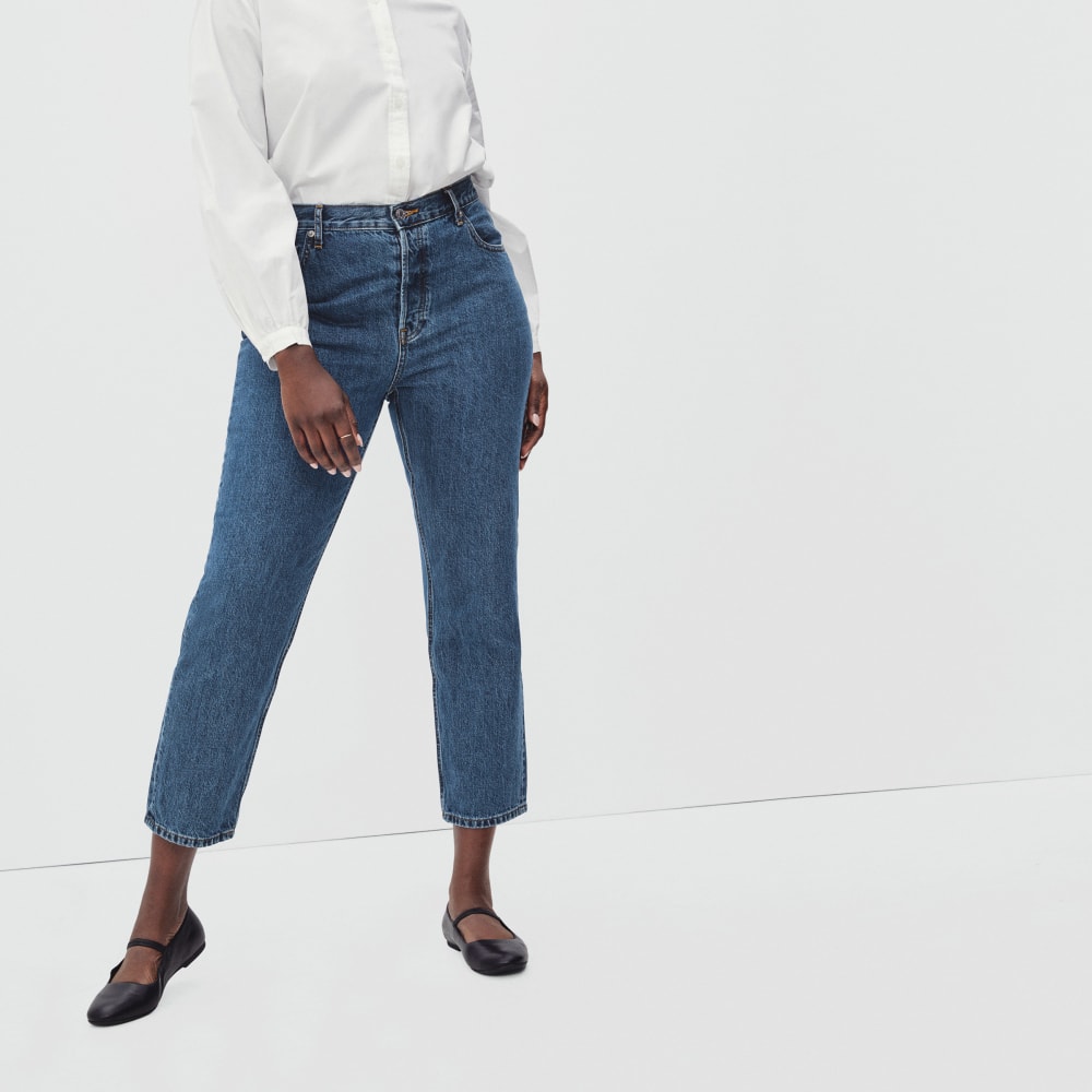 The '90s Cheeky Hourglass Jean | Medium Blue Wash | 28.5" Inseam