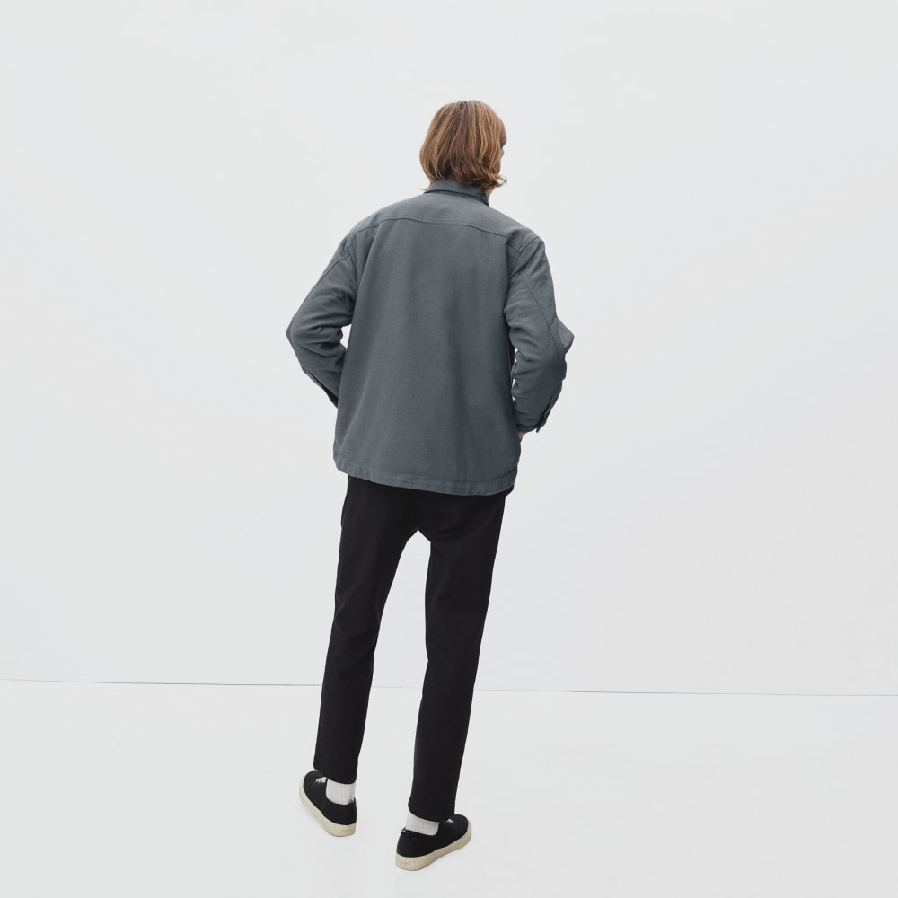 The ReNew Fleece-Lined Heavyweight Overshirt | Slate