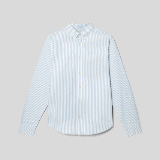 The Classic Oxford Shirt | White / Blue | Standard