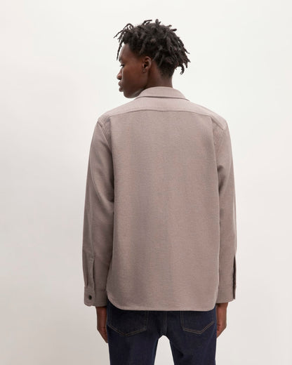 The Heavyweight Overshirt | Uniform | Heathered Brown