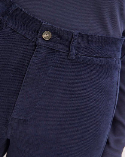 The Corduroy Wide-Leg Pant | Navy