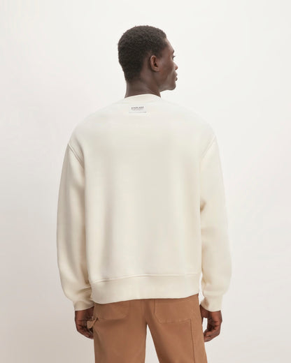 The ReTrack Crewneck Sweatshirt | Bone