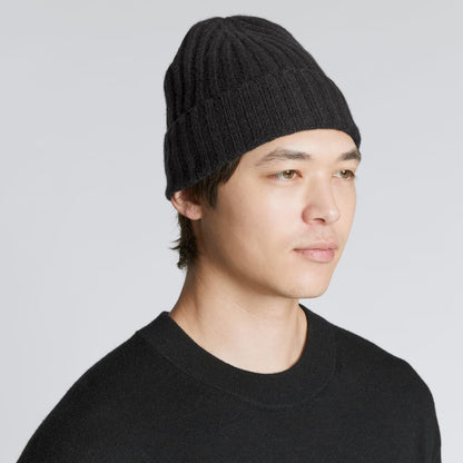 The Cashmere Beanie |  Black