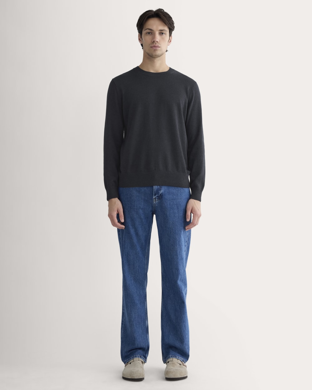 The No-Sweat Sweater | Uniform | Heathered Midnight