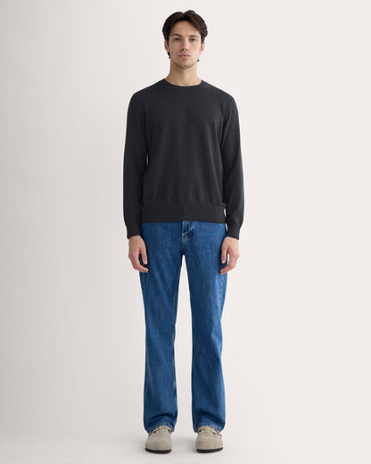 The No-Sweat Sweater | Uniform | Heathered Midnight