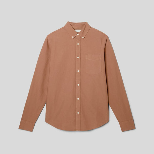 The Classic Oxford Shirt | Carob Brown | Tall