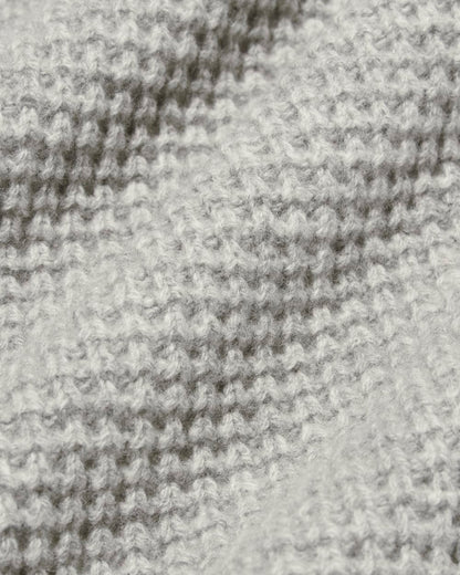 The Waffle Scarf | Heather Grey