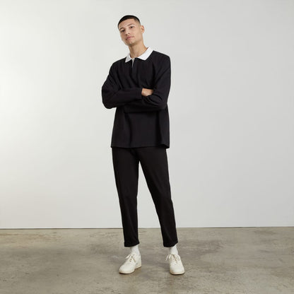 The Premium-Weight Rugby Shirt | Black