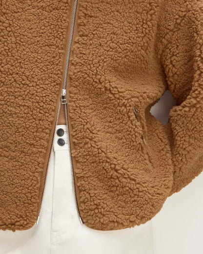 The ReNew Fleece Full Zip | Toasted Coconut