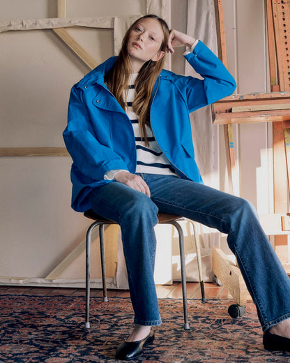 The Short Anorak | Imperial Blue