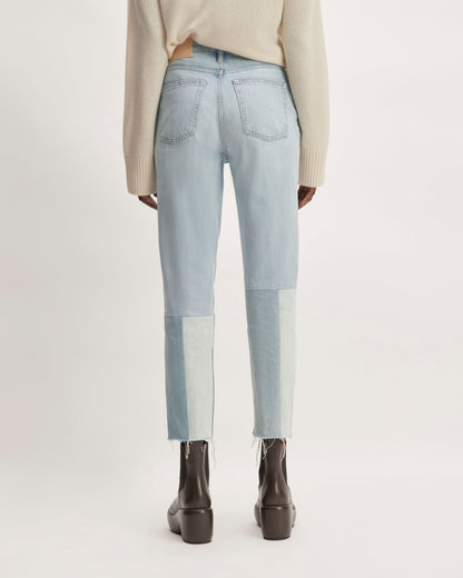 The ’90s Cheeky® Mended Jean | Patched Indigo | 26.5" Inseam