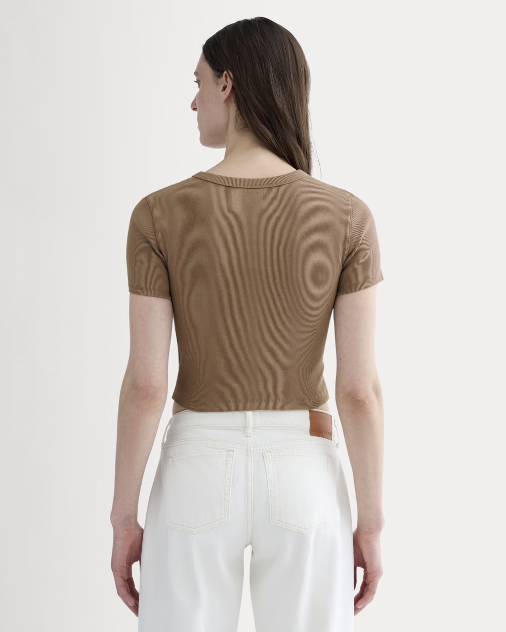 The ’90s Rib Tee | Mocha