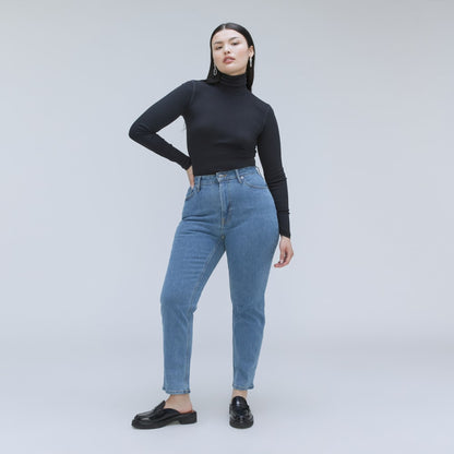 The Cheeky Hourglass Jean | Stone-Washed Sky | 26.5" Inseam