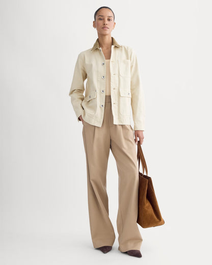 The Ranch Jacket | Garment-Dyed White / Cream