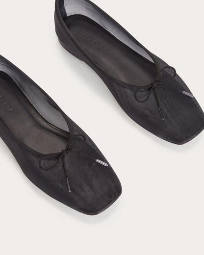 The Day Ballet Flat | Black Mesh