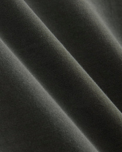 The Essential Organic Garment-Dyed Crew | Black