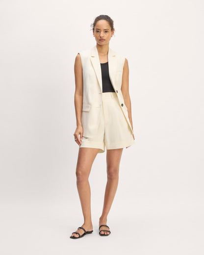 The Sleeveless Blazer in Buttersmooth | Canvas