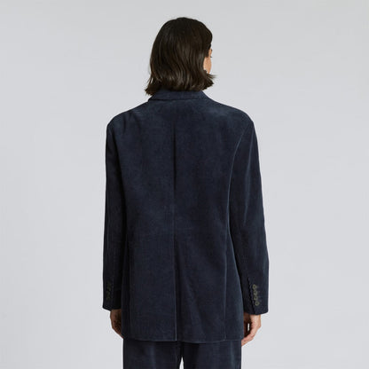 The Corduroy ’80s Blazer | Deep Navy