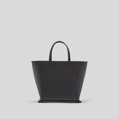 The Luxe Italian Leather Crossbody | Black
