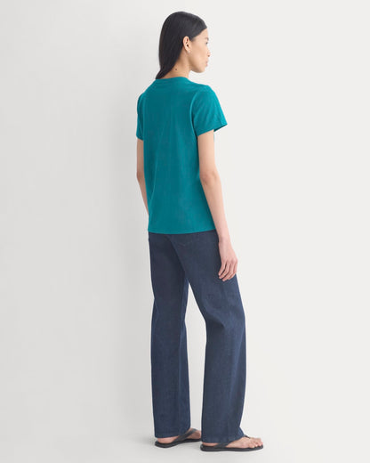 The Slim Crew in Essential Cotton | Everglade
