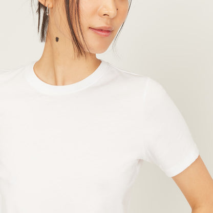 The Organic Cotton Crew Tee | White