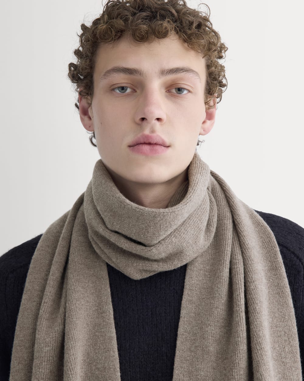 The Cabin Scarf | Taupe Melange