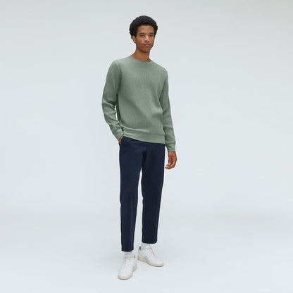 The Waffle Long-Sleeve Crew Tee | Lily Pad