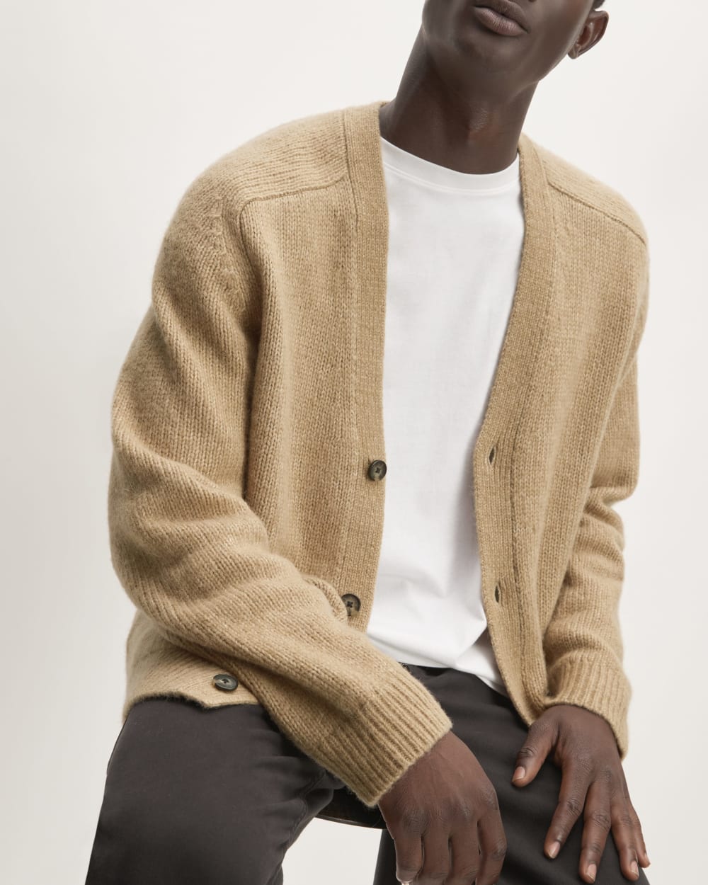 The Cloud Relaxed Cardigan | Tiger's Eye
