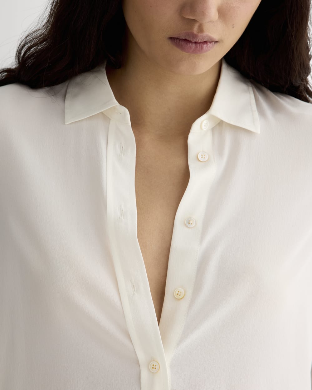 The Must-Have Shirt in Washable Silk | Off-White
