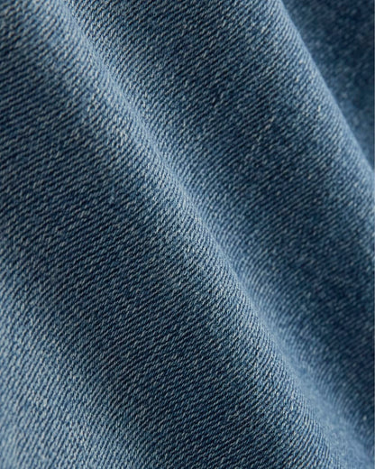 The High-Key Stovepipe Jean | Mid Indigo