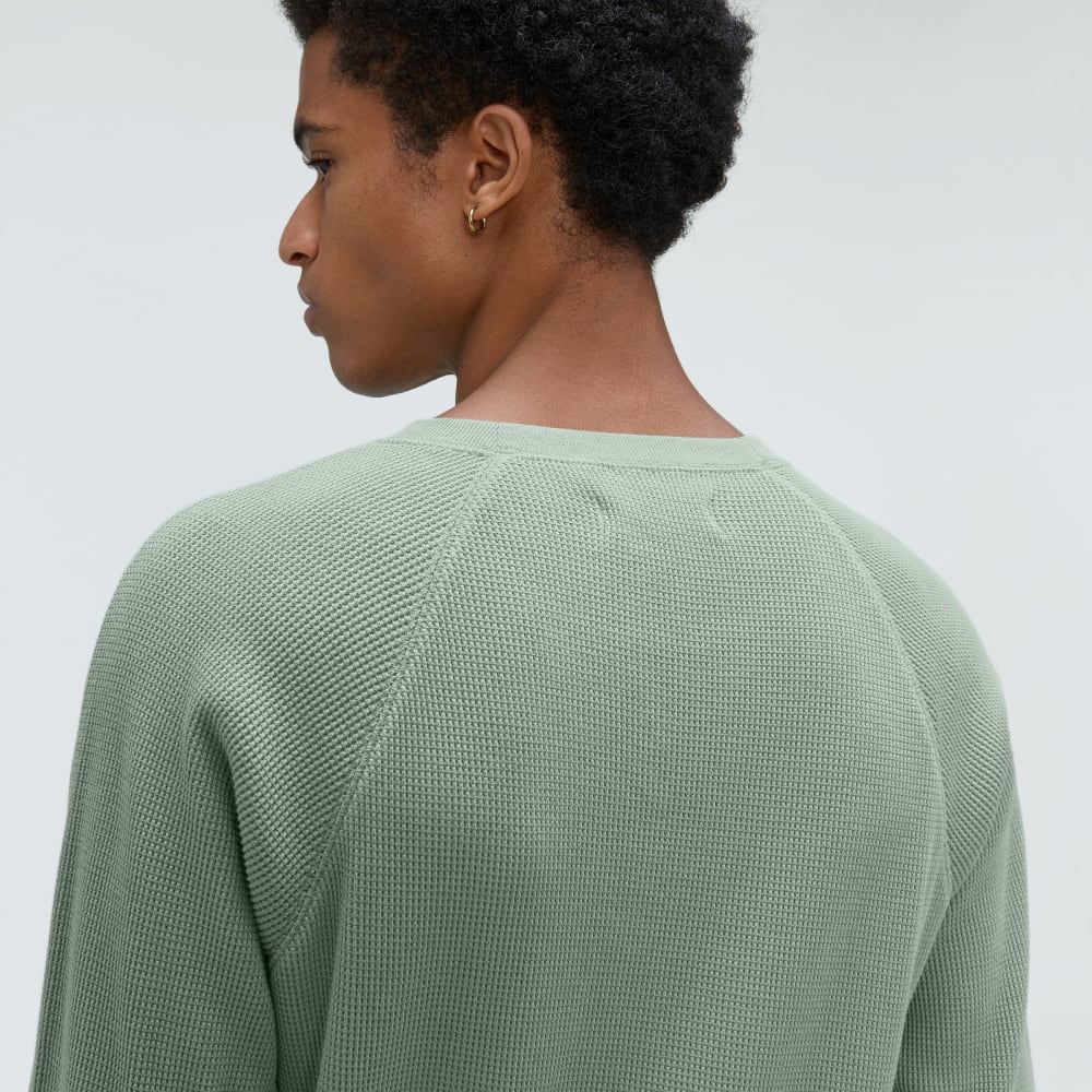 The Waffle Long-Sleeve Crew Tee | Lily Pad