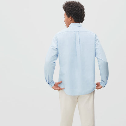 The Standard Fit Japanese Oxford Shirt | Uniform | Light Blue | Tall
