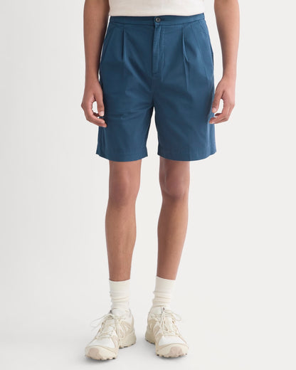 Pleated Easy Short | Midnight Navy