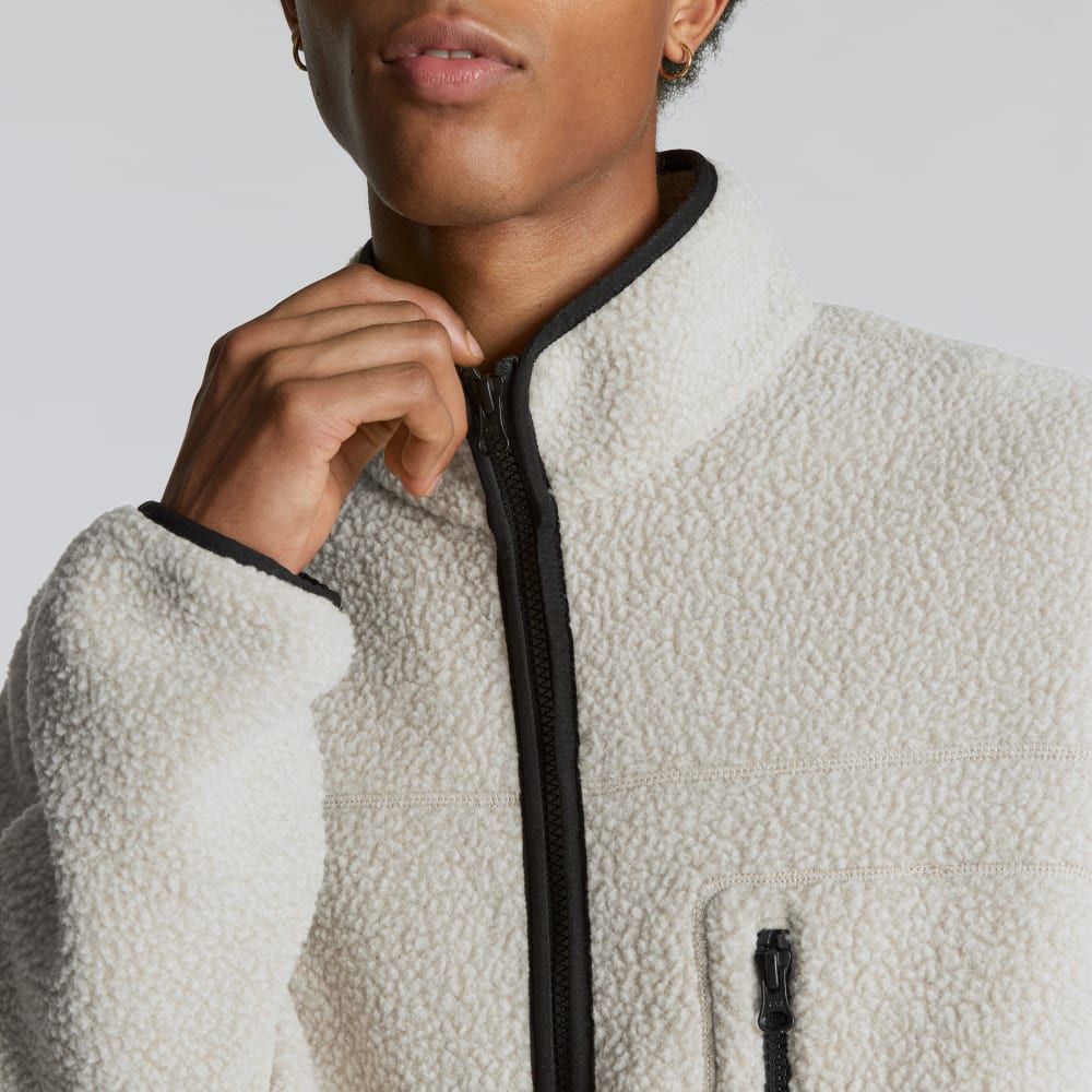 The ReNew Fleece Full Zip | Oat