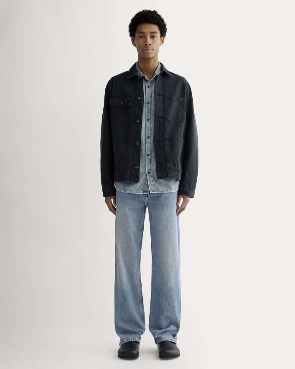 The '90s Loose Straight Jean | Light Indigo