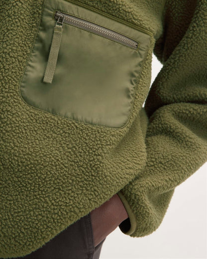 The ReNew Fleece Oversized Half-Zip | Kalamata